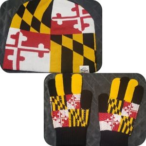 Maryland Knit Hat & Gloves Set